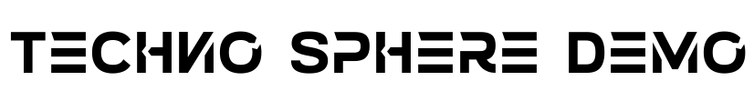 Techno Sphere Demo Font Image