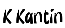 K Kantin Font Image