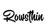 Rowsthin Font Image