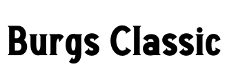 Burgs Classic Font Image