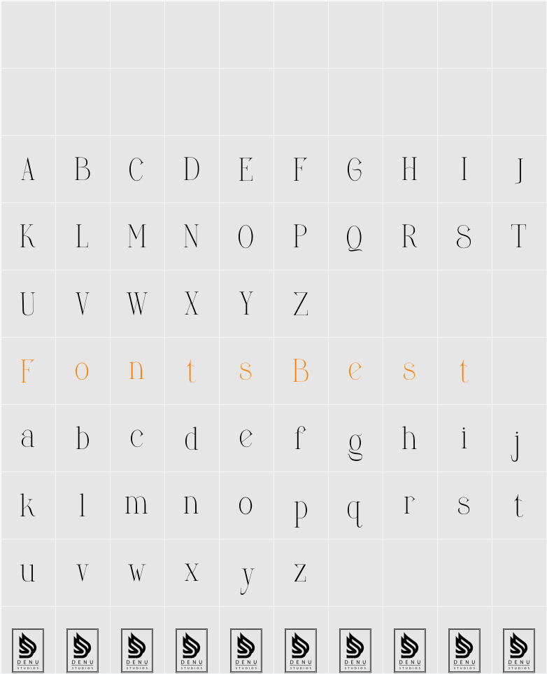 Ganiqsa Character Map