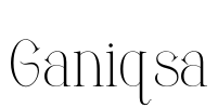 Ganiqsa Font Image