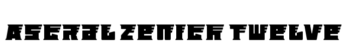 Astral Zenith Twelve Font Image