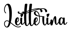 Leitterina Font Image