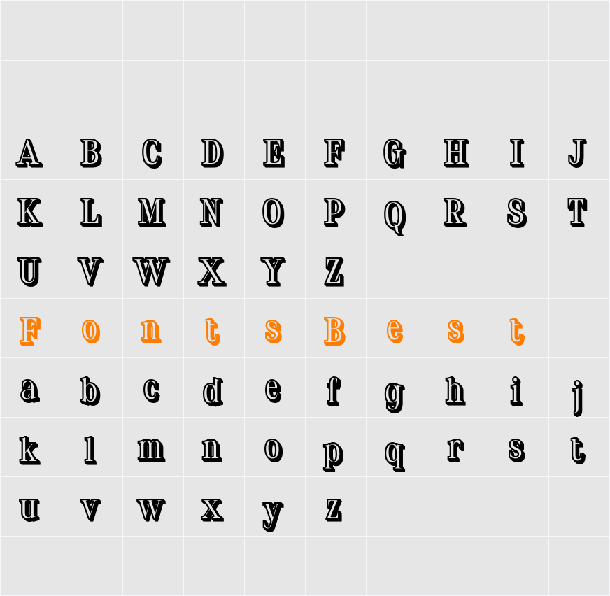 Dincy 3D Demo rudeRight Character Map