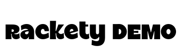 Rackety DEMO Font Image