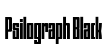 Psilograph Black Font Image
