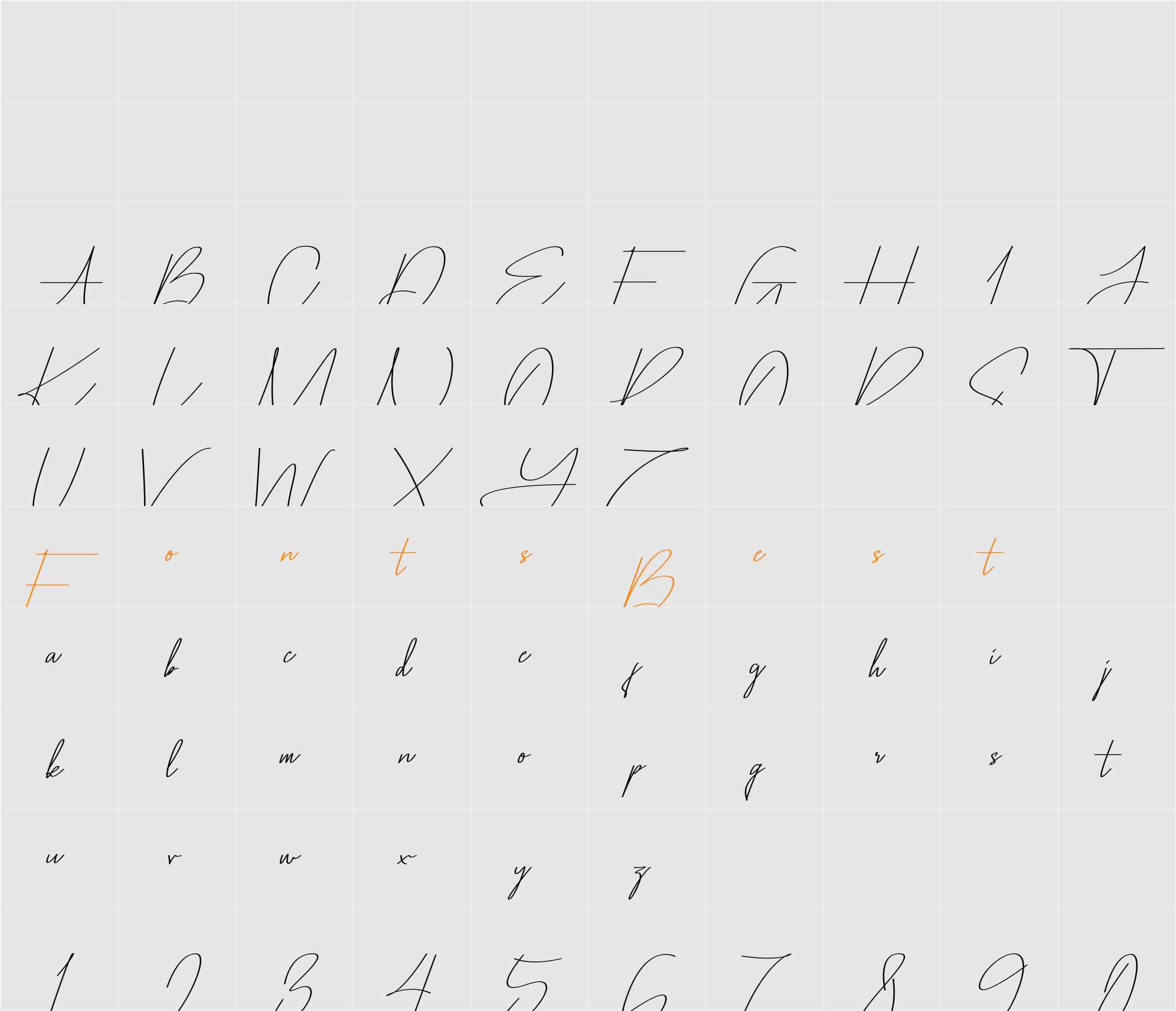 Hermintosh Character Map