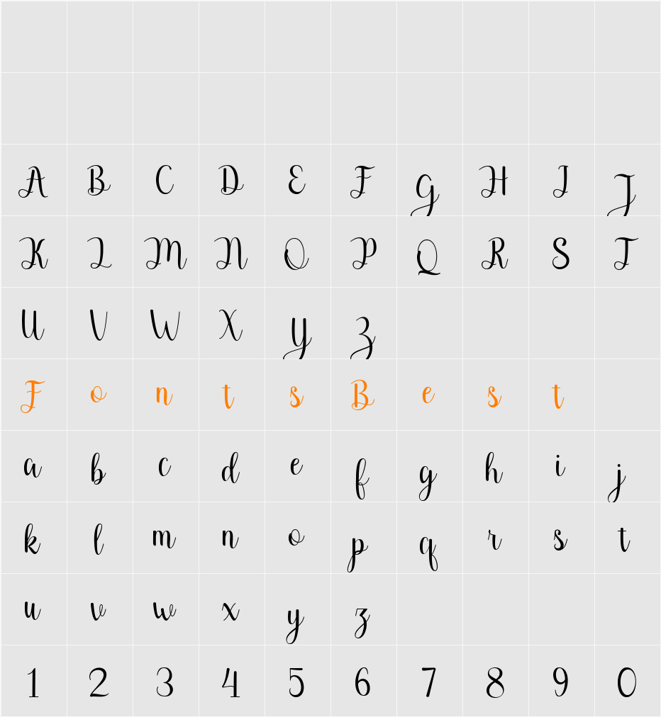 Dhellia Character Map