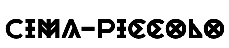 Cima-Piccolo Font Image