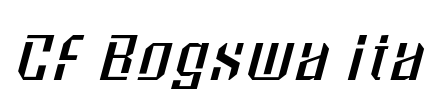 CF Bogswa Ita Font Image