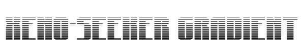 Xeno-Seeker Gradient Font Image