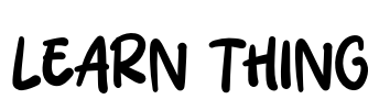 Learn Thing Font Image