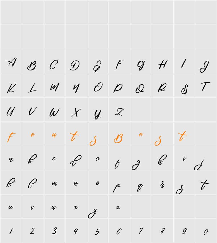 Absolute Character Map