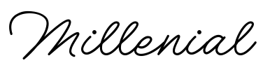 Millenial Font Image