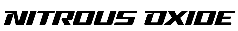 Nitrous Oxide Font Image