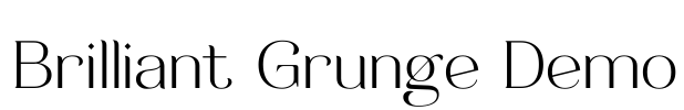 Brilliant Grunge Demo Font Image