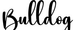 Bulldog Font Image