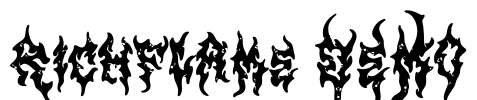 Richflame DEMO Font Image