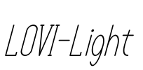 LOVI-Light Font Image