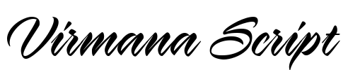 Virmana Script Font Image