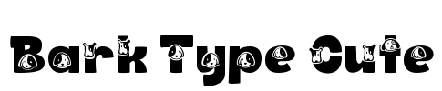 Bark Type Cute Font Image