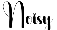 Noisy Font Image