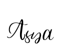 Asya Font Image