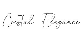 Cristal Elegance Font Image