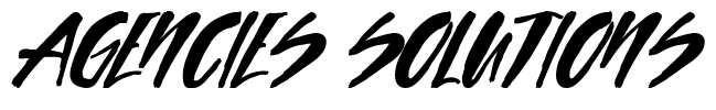 AGENCIES SOLUTIONS Font Image