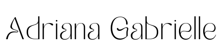 Adriana Gabrielle Font Image