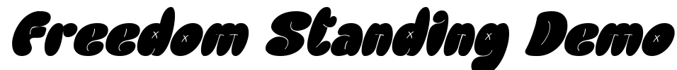 Freedom Standing Demo Font Image
