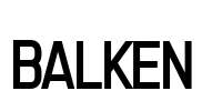 Balken Font Image