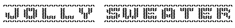 Jolly Sweater Font Image