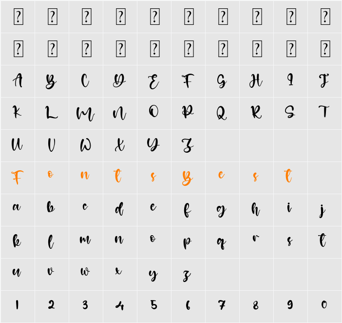 Alexandreas Character Map