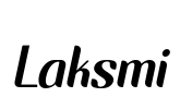 Laksmi Font Image