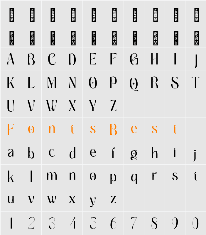 Rafgins Character Map