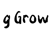 g Grow Font Image