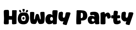 Howdy Party Font Image