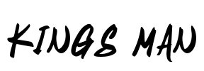 Kings Man Font Image