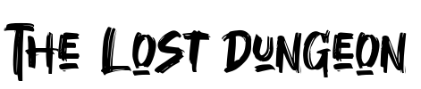 The Lost Dungeon Font Image