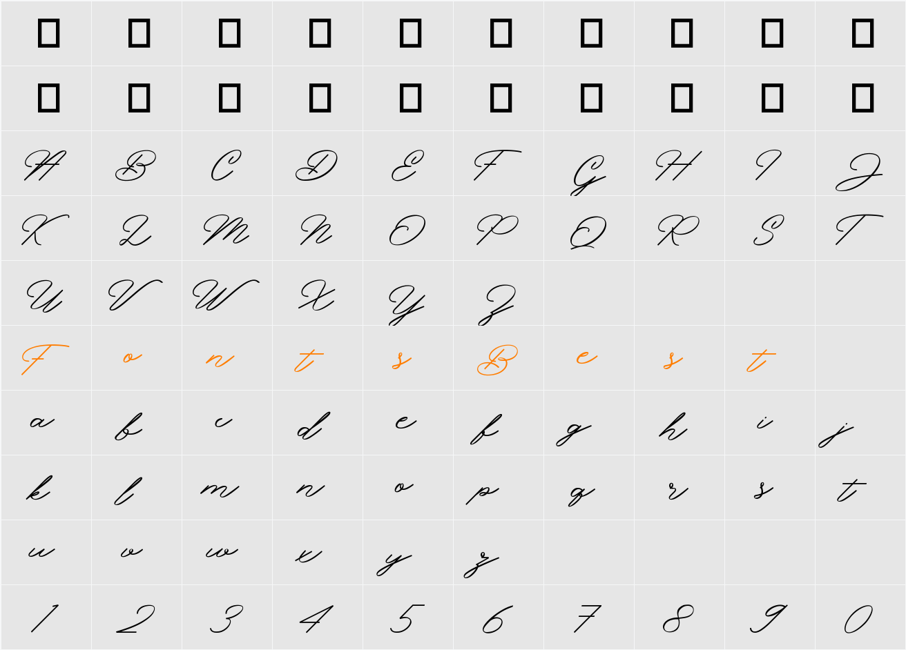 Viceroy Character Map
