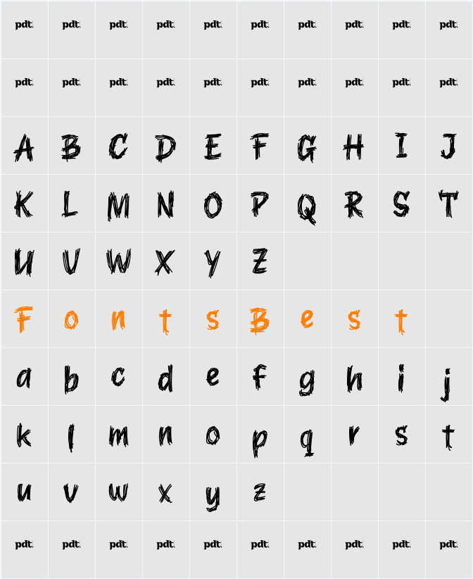 ALGEON trial Character Map