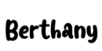 Berthany Font Image