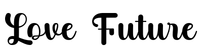 Love Future Font Image