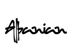 Albanian Font Image