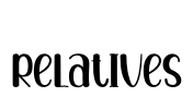 Relatives Font Image