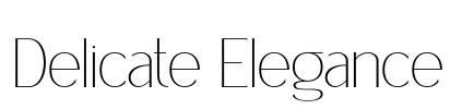 Delicate Elegance Font Image