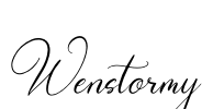 Wenstormy Font Image