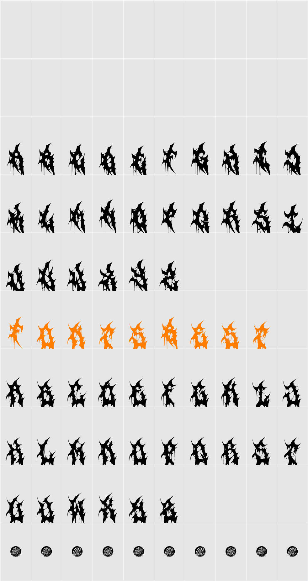 Cronicle Demo Character Map